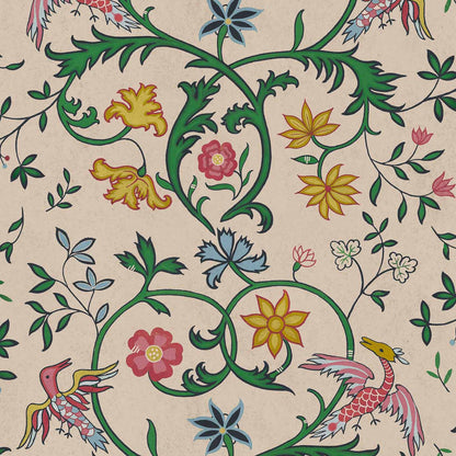Coordonné behang Antwerp Damask Stone D00141