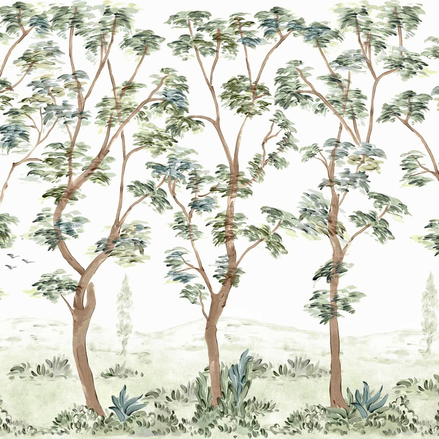 Coordonné behang Cartuja Celadon YSP0644