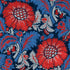 Coordonné behang Chinese Damask Vermilion D00100
