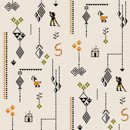 Coordonné behang Criollo Arena C00025