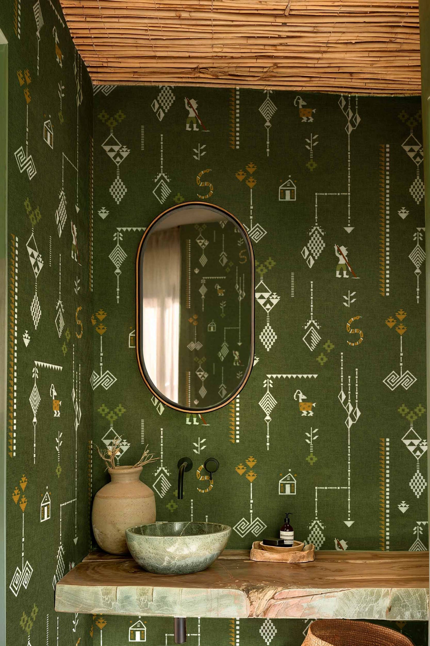 Coordonné behang Criollo Cactus C00023