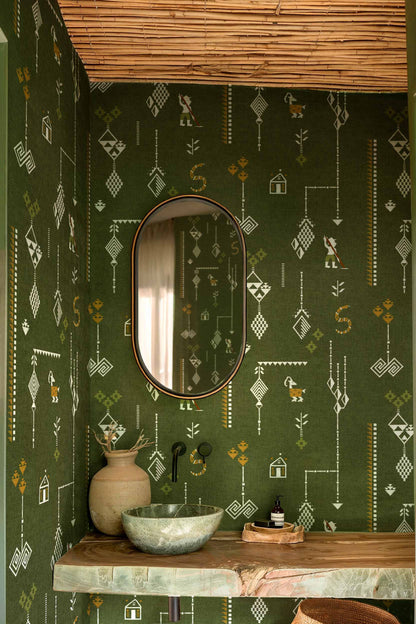 Coordonné behang Criollo Cactus C00023