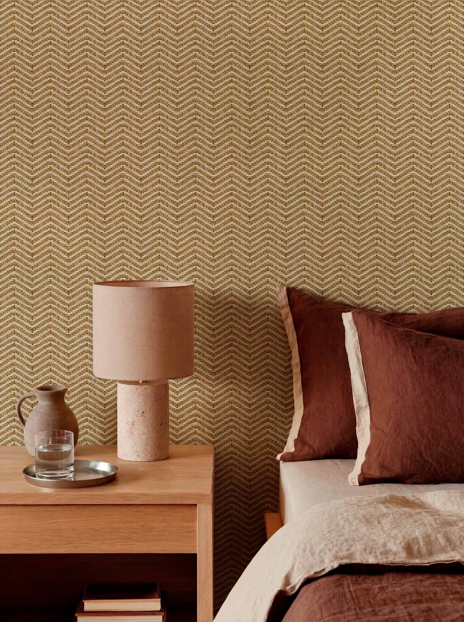 Coordonné behang D00263 Zigzagueo