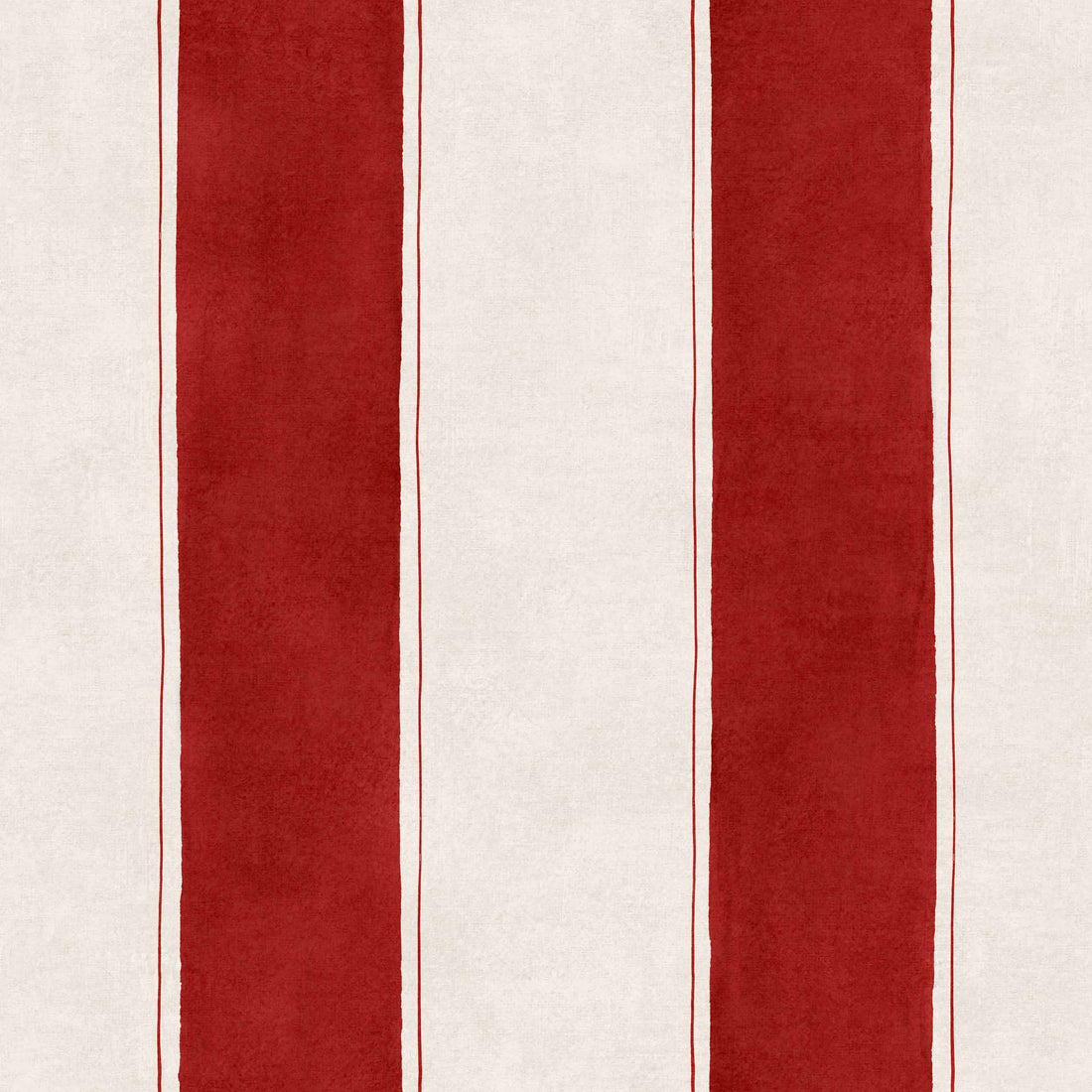 Coordonné behang Florentine Stripe Vermilion D00120