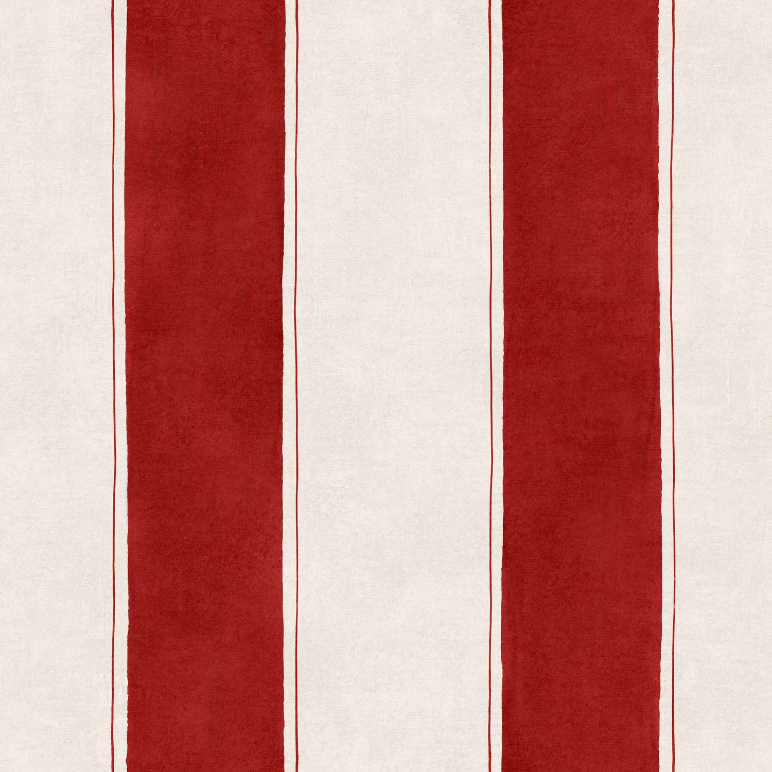 Coordonné behang Florentine Stripe Vermilion D00120
