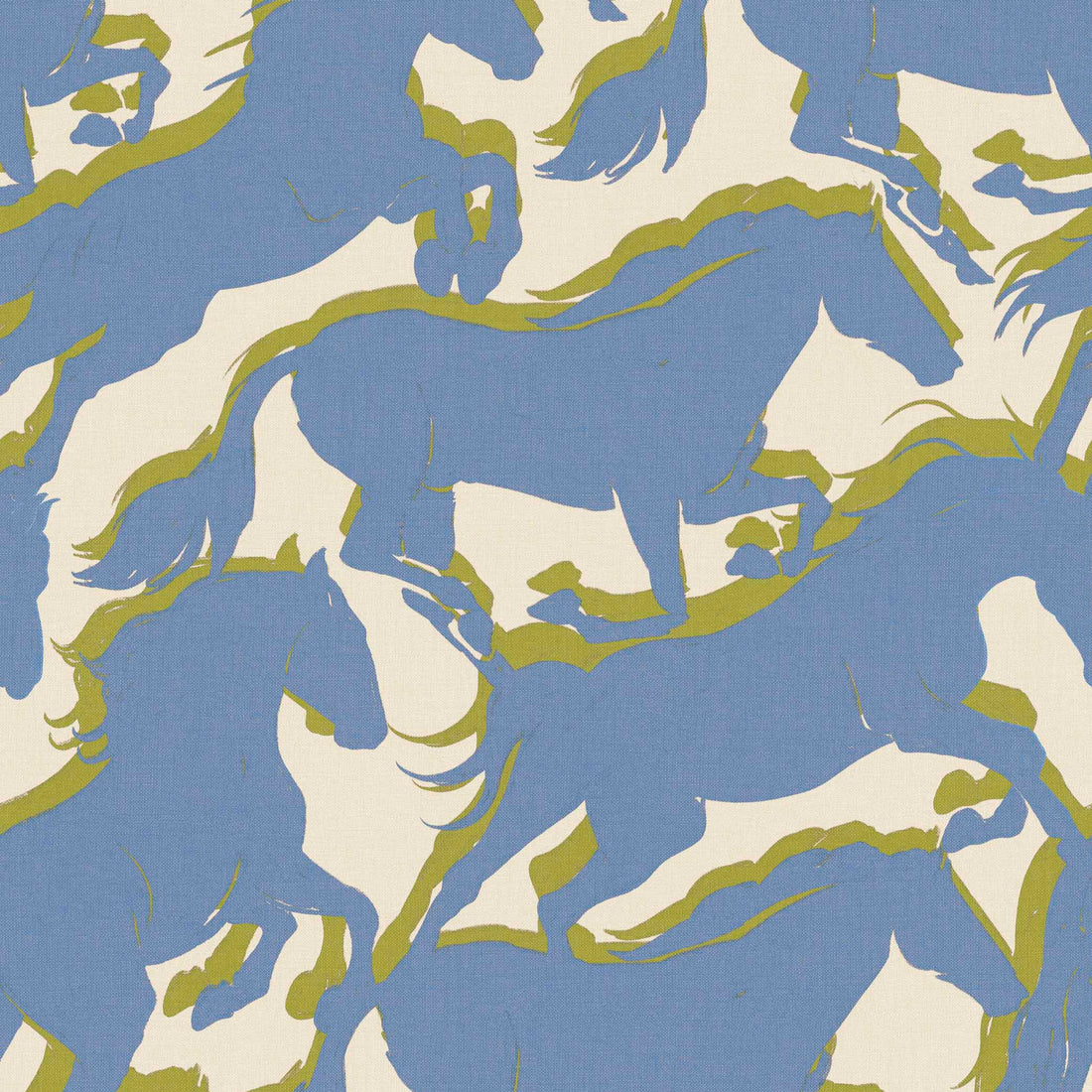 Coordonné behang Galope Blue C00109