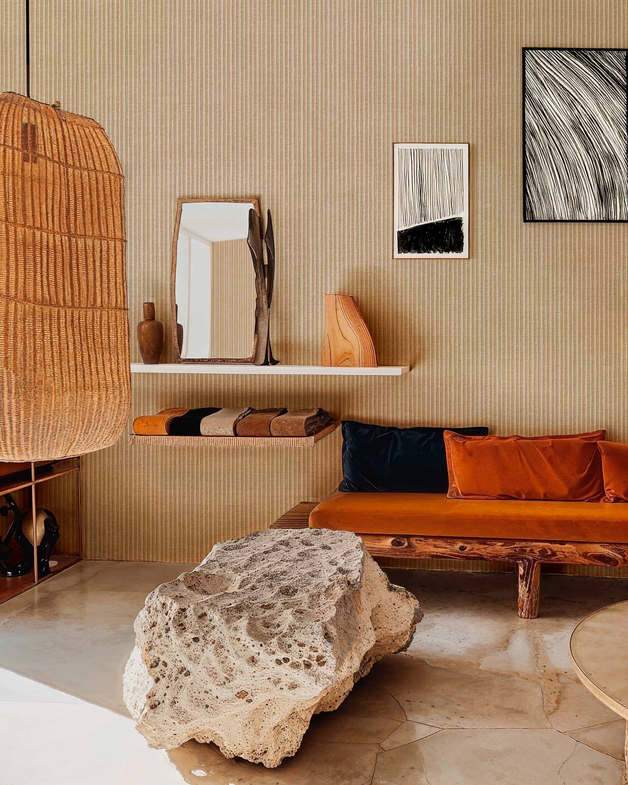 Coordonné behang Maguey Arena C00035