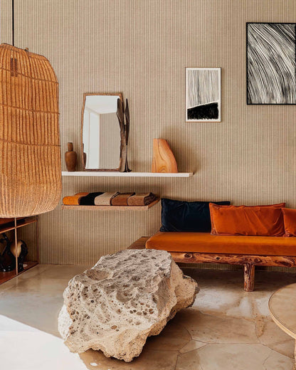 Coordonné behang Maguey Piedra C00034