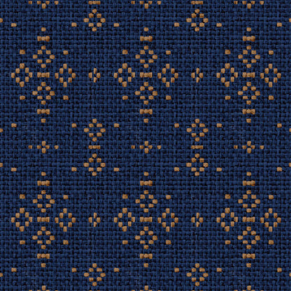 Coordonné behang Mazahua Índigo C00012