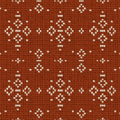 Coordonné behang Mazahua Terracota C00011