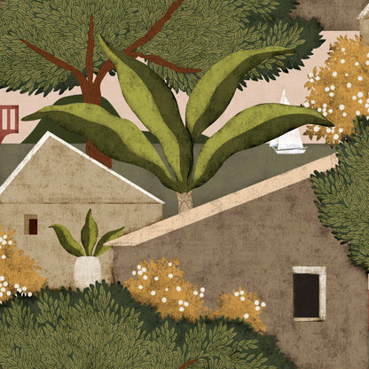 Coordonné behang Nopoló Cactus C00008