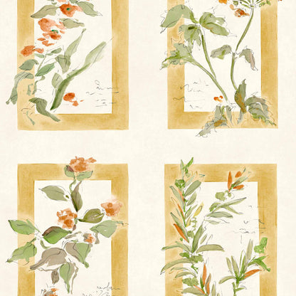 Coordonné behang Sta Cruz Ocre YSP0630