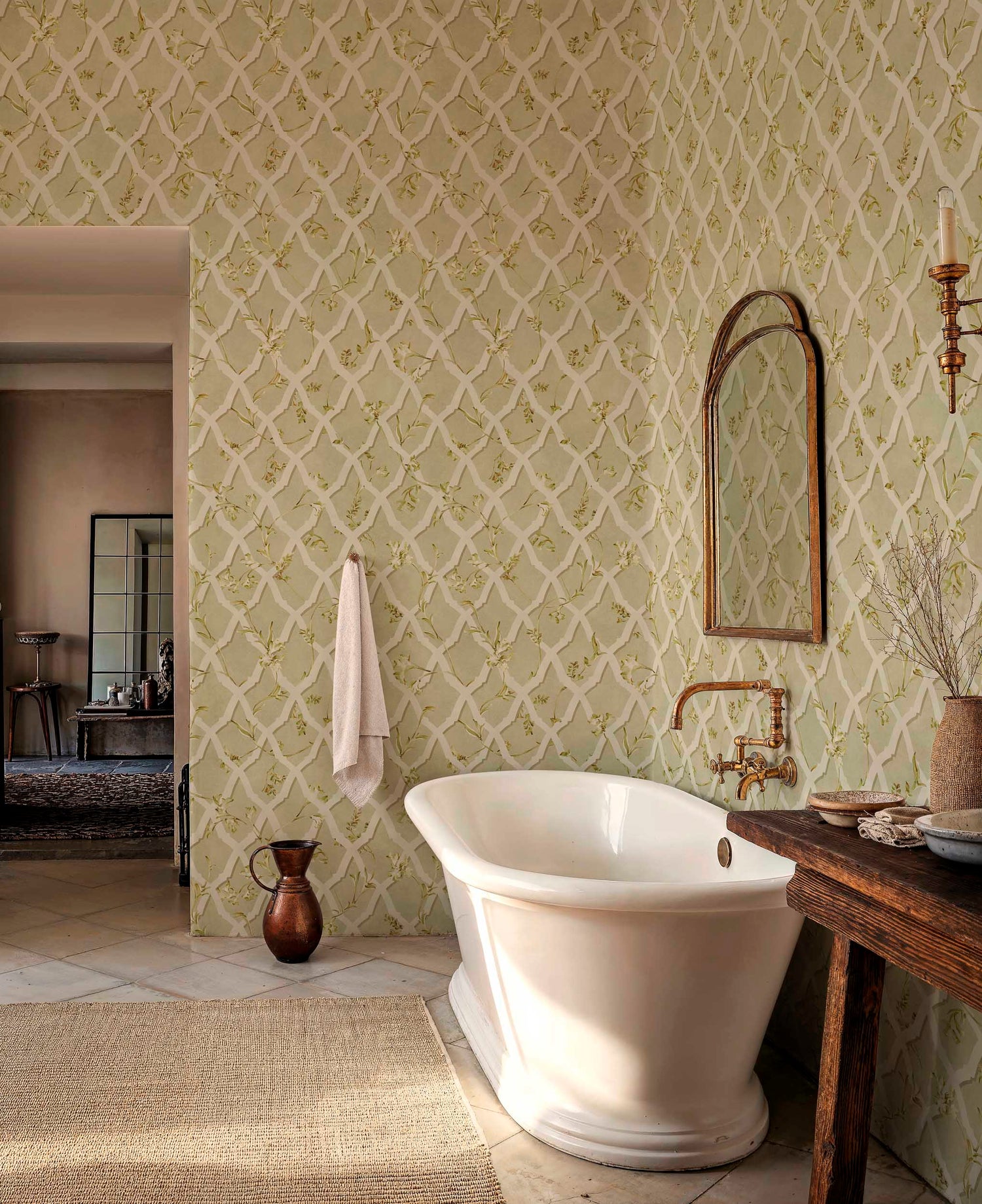 Coordonné behang Triana Celadon YSP0614