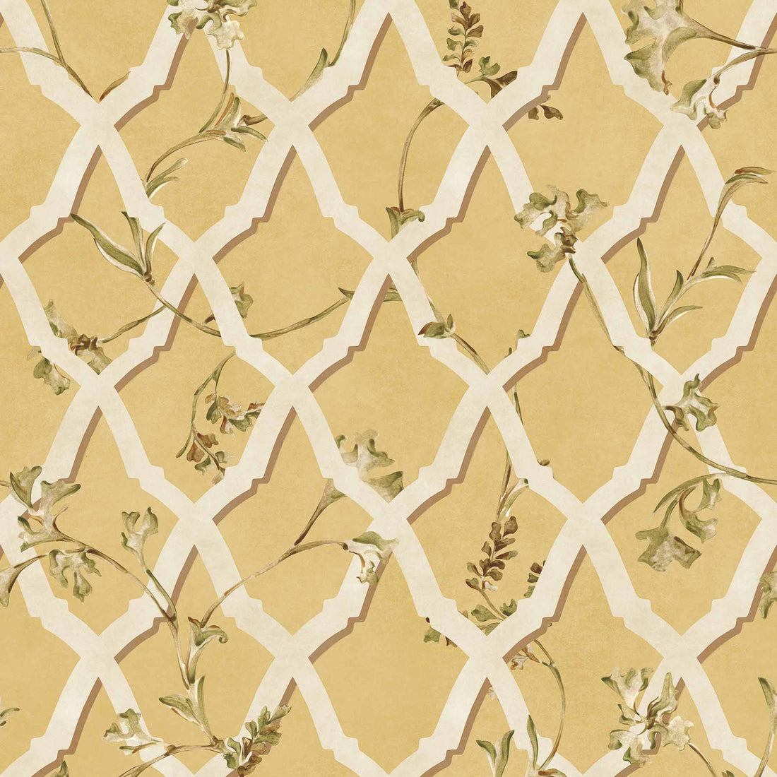 Coordonné behang Triana Ocre YSP0613
