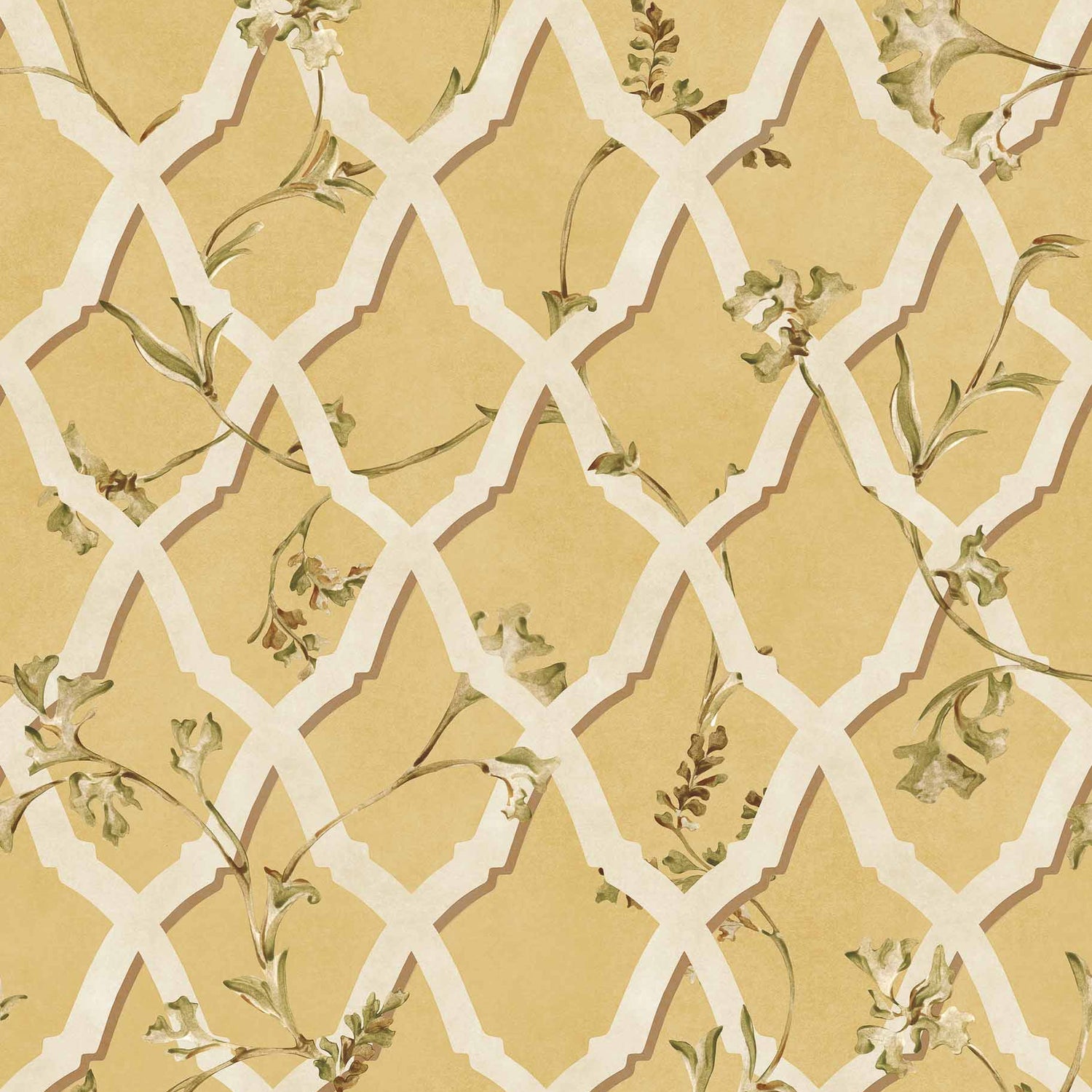 Coordonné behang Triana Ocre YSP0613