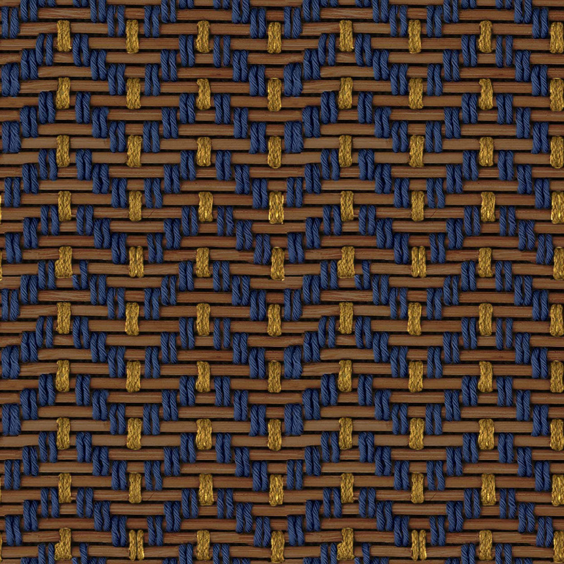 Coordonné behang Tule Índigo C00017