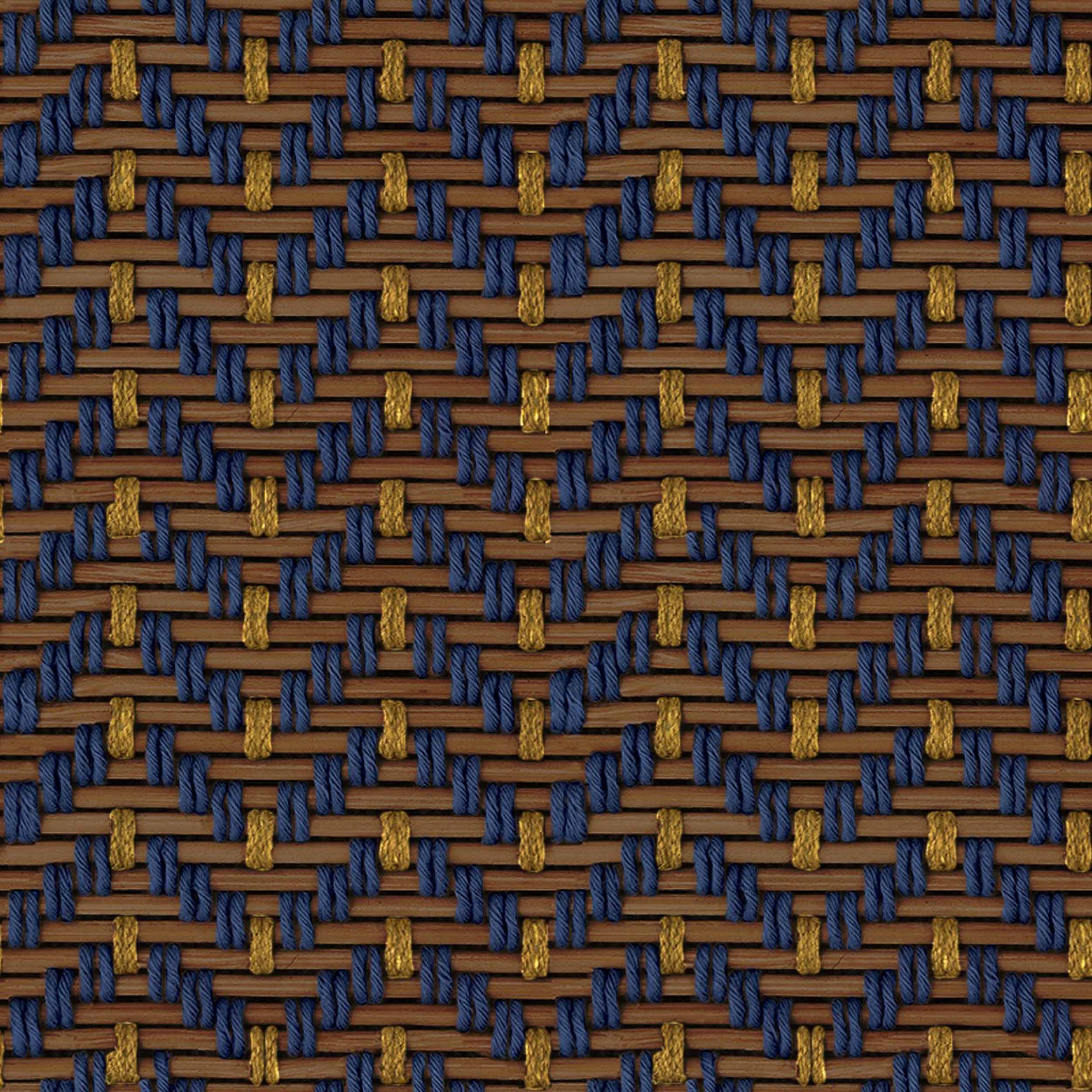 Coordonné behang Tule Índigo C00017