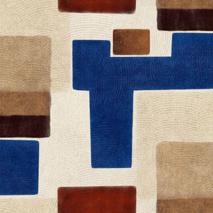 Coordonné behang Zacatecas Índigo C00002