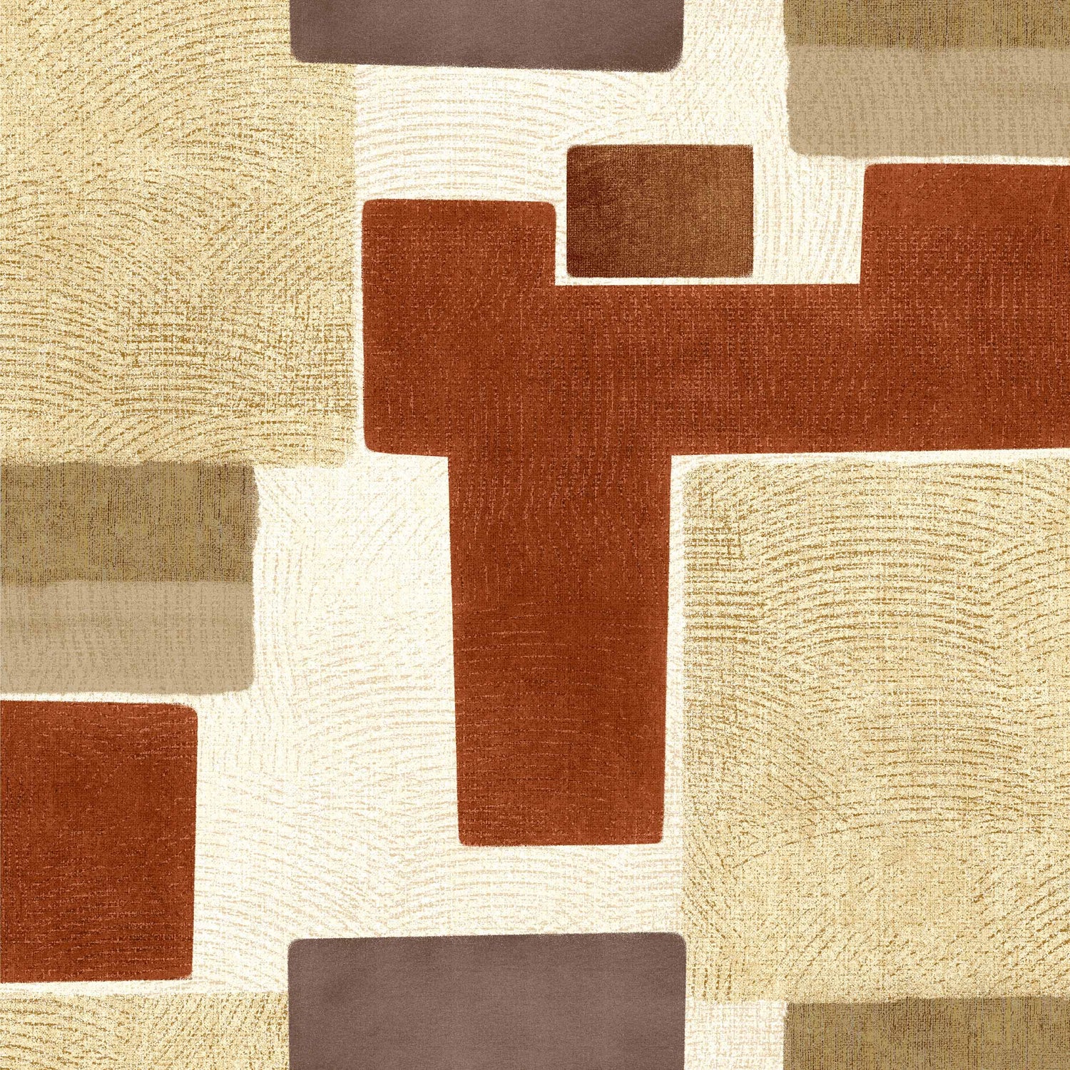 Coordonné behang Zacatecas Terracota C00001