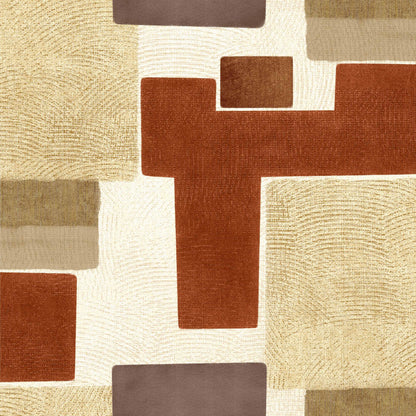 Coordonné behang Zacatecas Terracota C00001