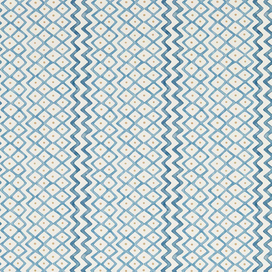 Sanderson behang Khes Indigo/Woad 217453