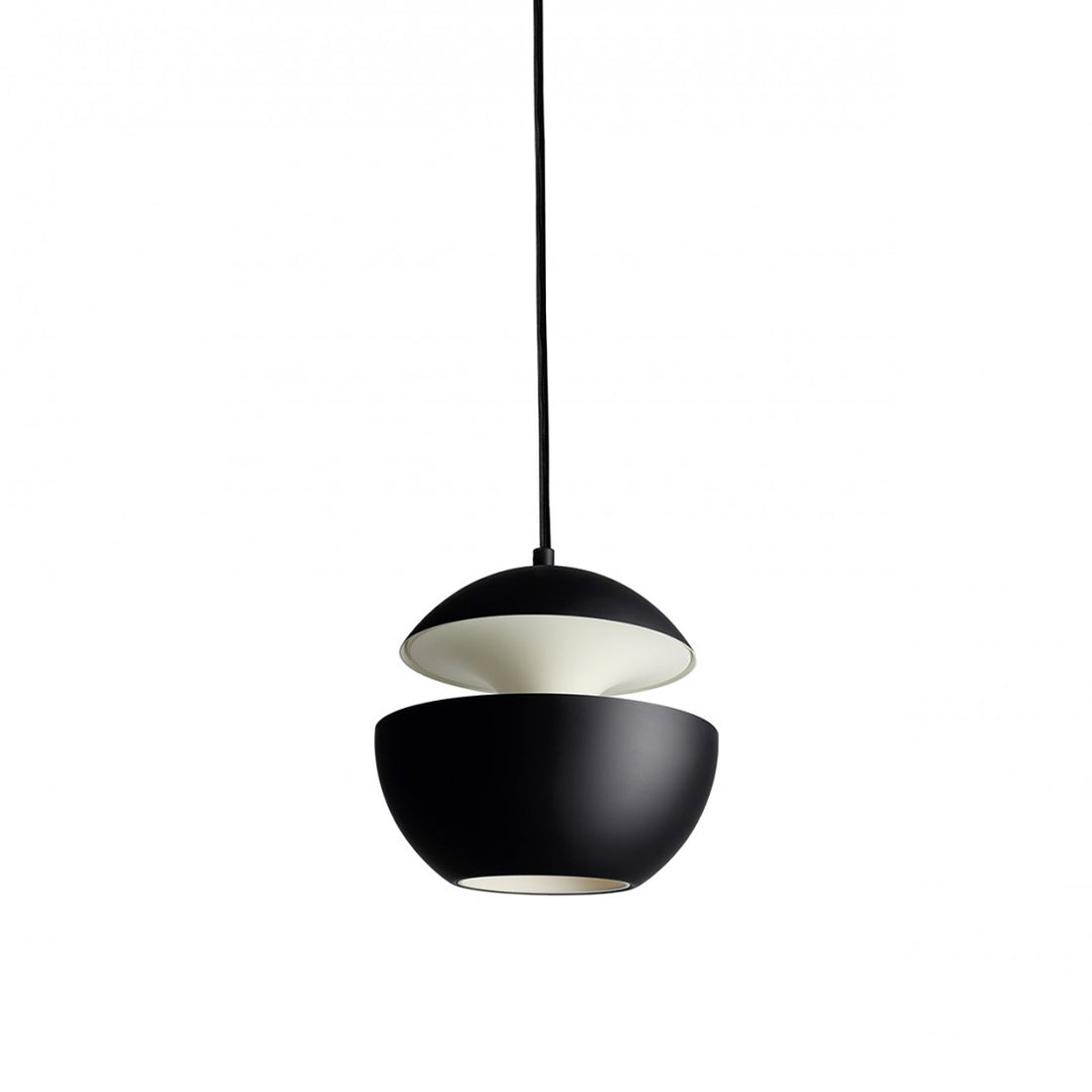 DCW éditions Here Comes the Sun Ø17,5 hanglamp zwart wit