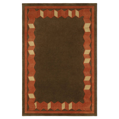 Dusty Deco Origami Rug Olive
