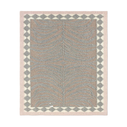 Dusty Deco Wildcat Throw Neutral, plaid 150x190 cm, Matthew Williamson samenwerking