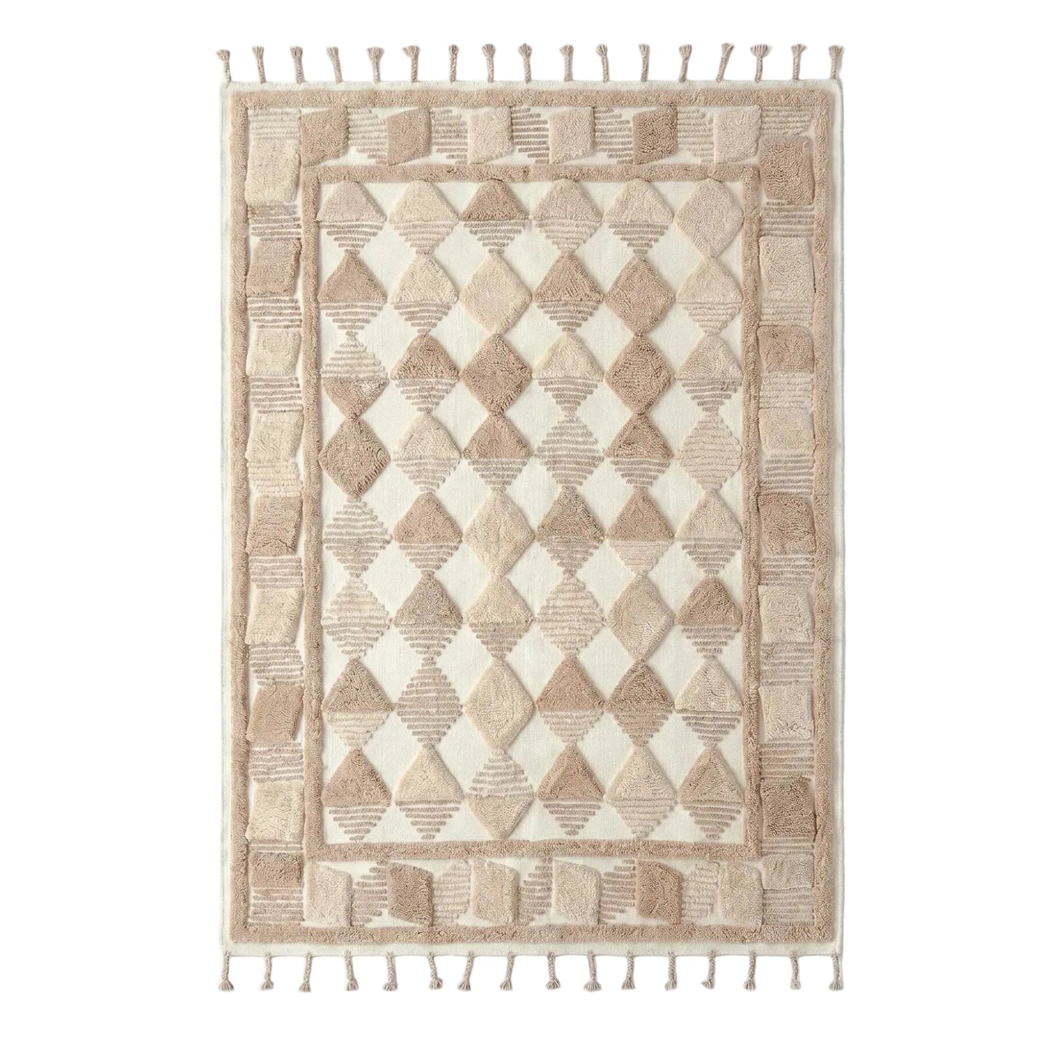 Dusty Deco Lisboa rug Multi Naturel