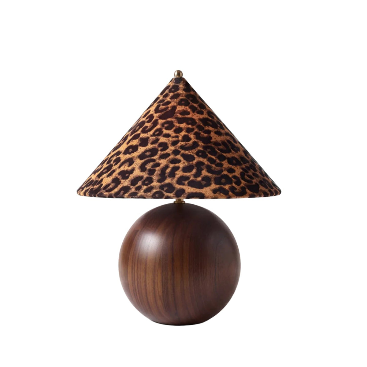 Dusty Deco Sphere Table Lamp Leopard