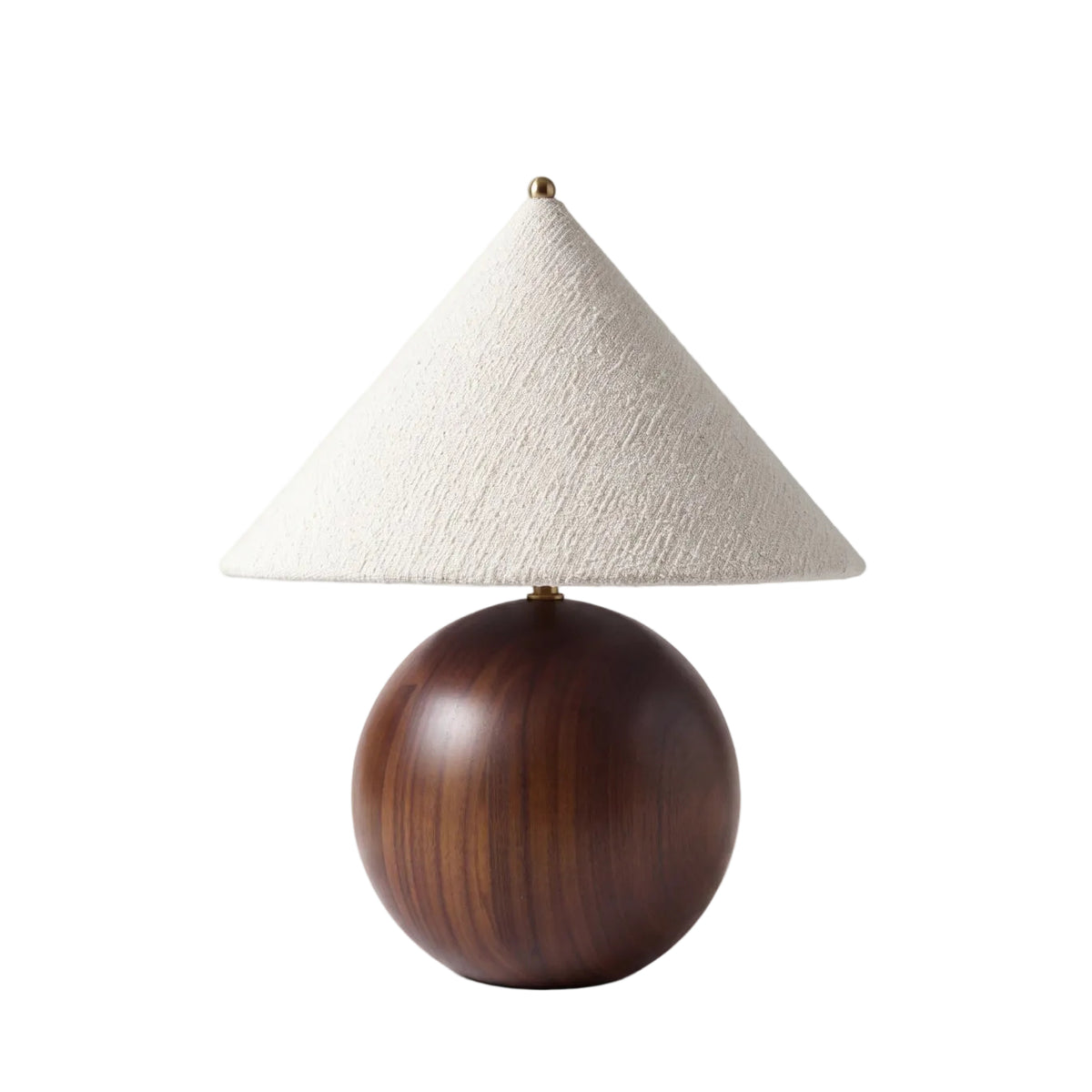 Dusty Deco Sphere Table Lamp White