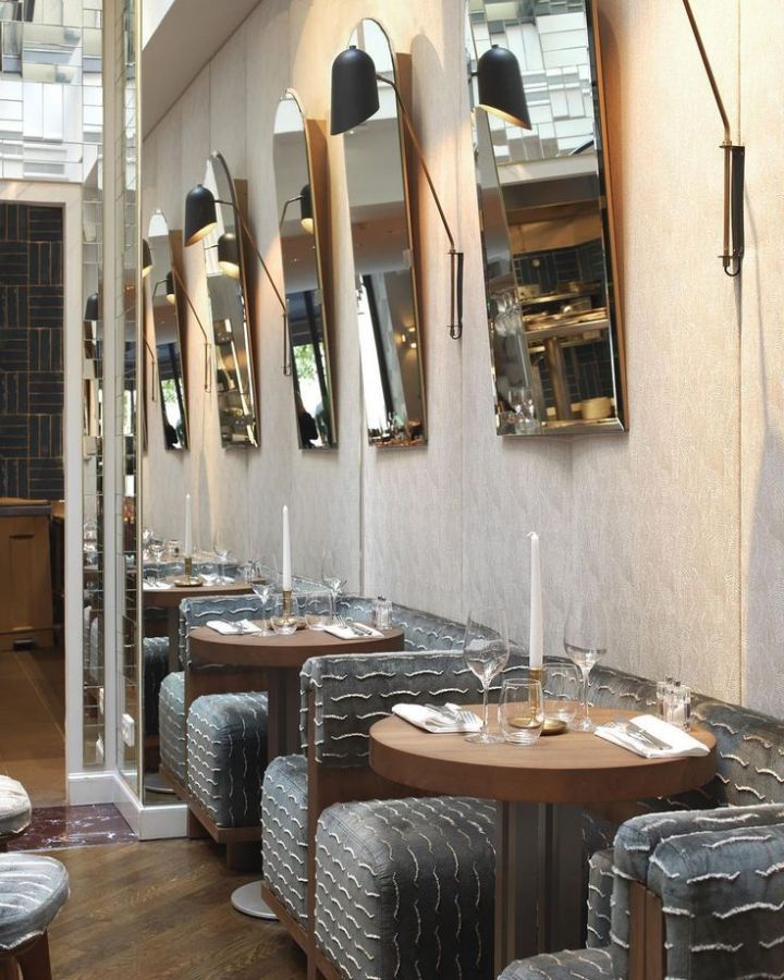 Dedar stof Nouvelles Vagues - Ambra 008 restaurant 