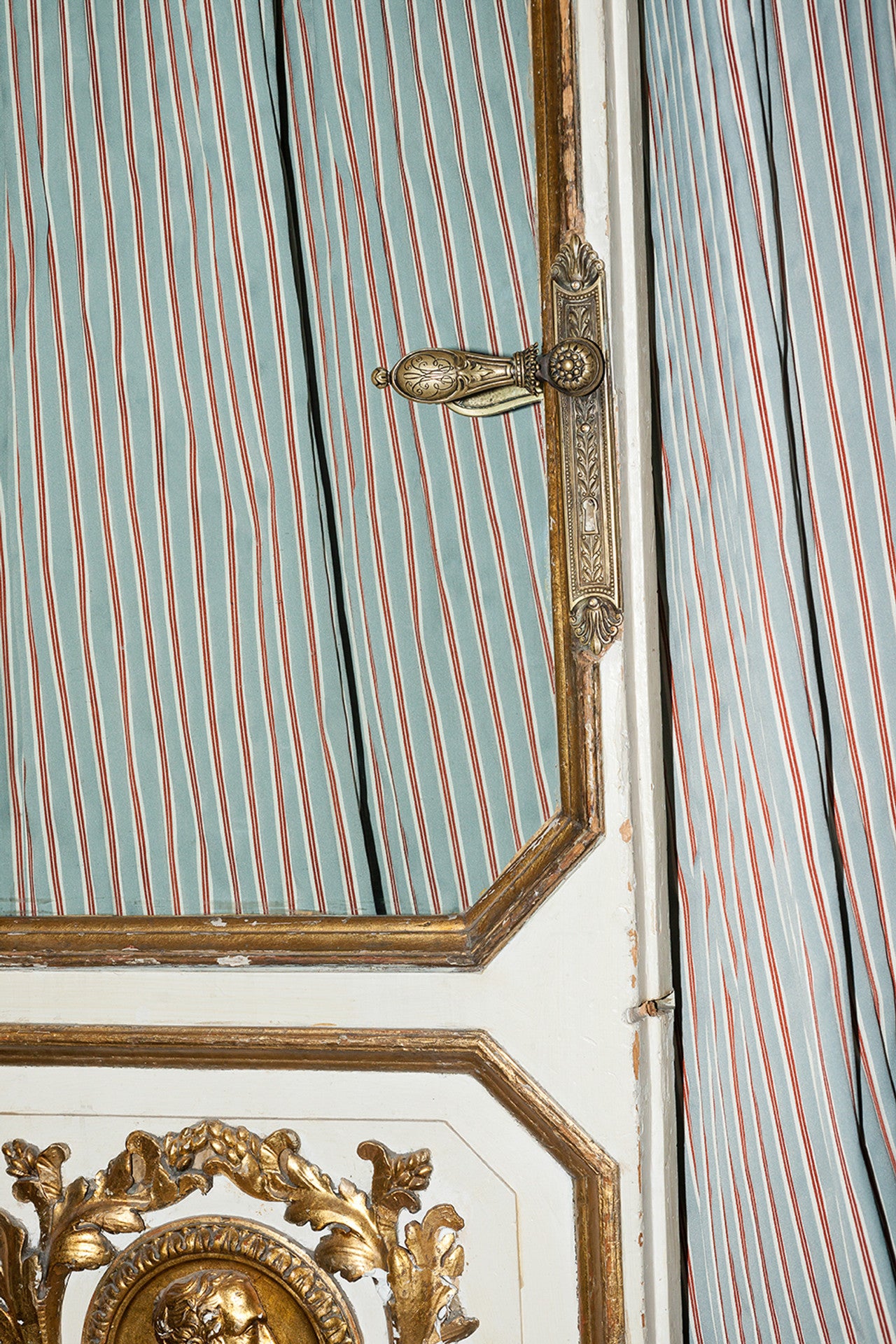 Dedar stof Alumnus Black Celadon 006