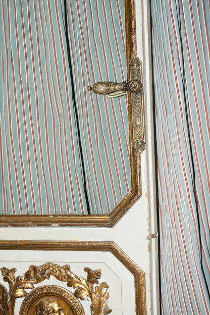 Dedar stof Alumnus Black Celadon 006