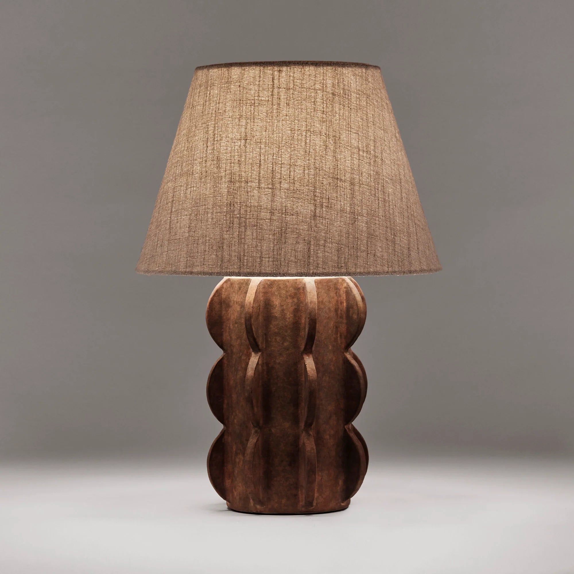Dusty Deco Arcissimo large brown table lamp