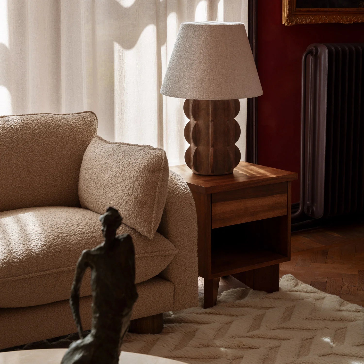 Dusty Deco Arcissimo large brown table lamp