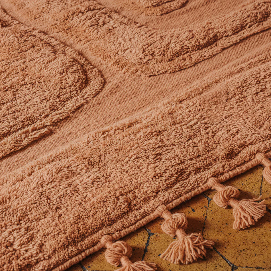 Dusty Deco Beaten Track rug adobe