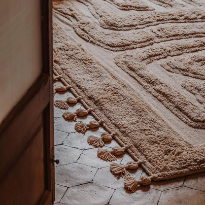 Dusty Deco Beaten Track rug ginger