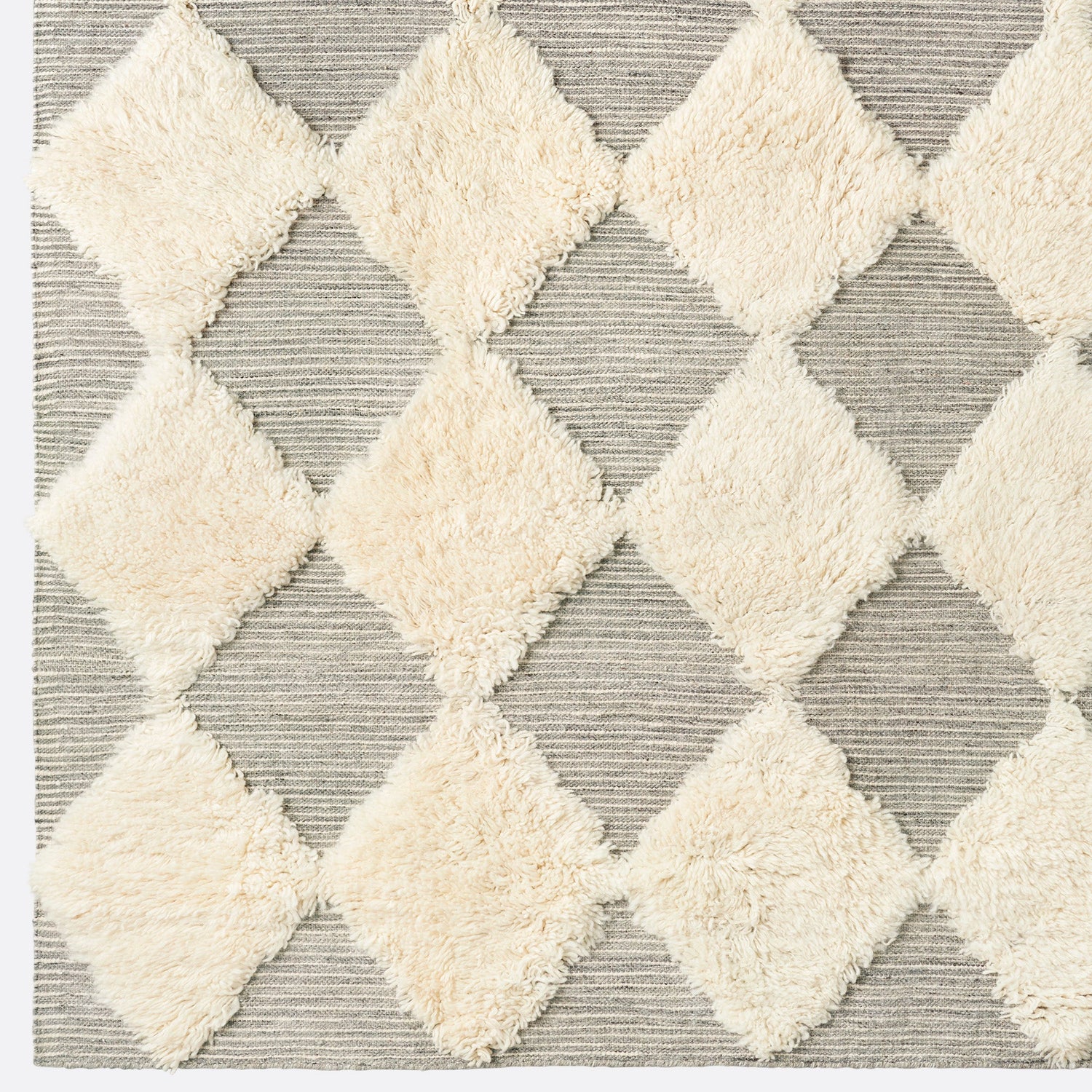 Dusty Deco Chess Rya rug grey