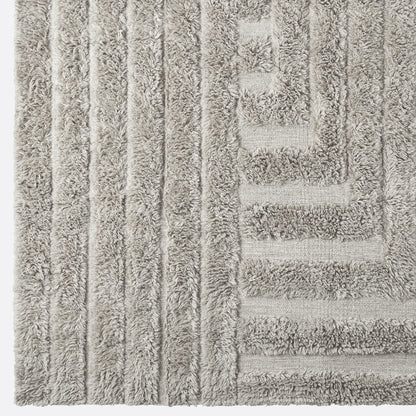 Dusty Deco Labyrinth rug grey
