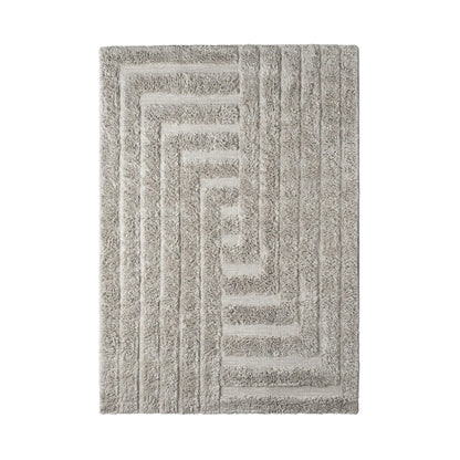 Dusty Deco Labyrinth rug grey
