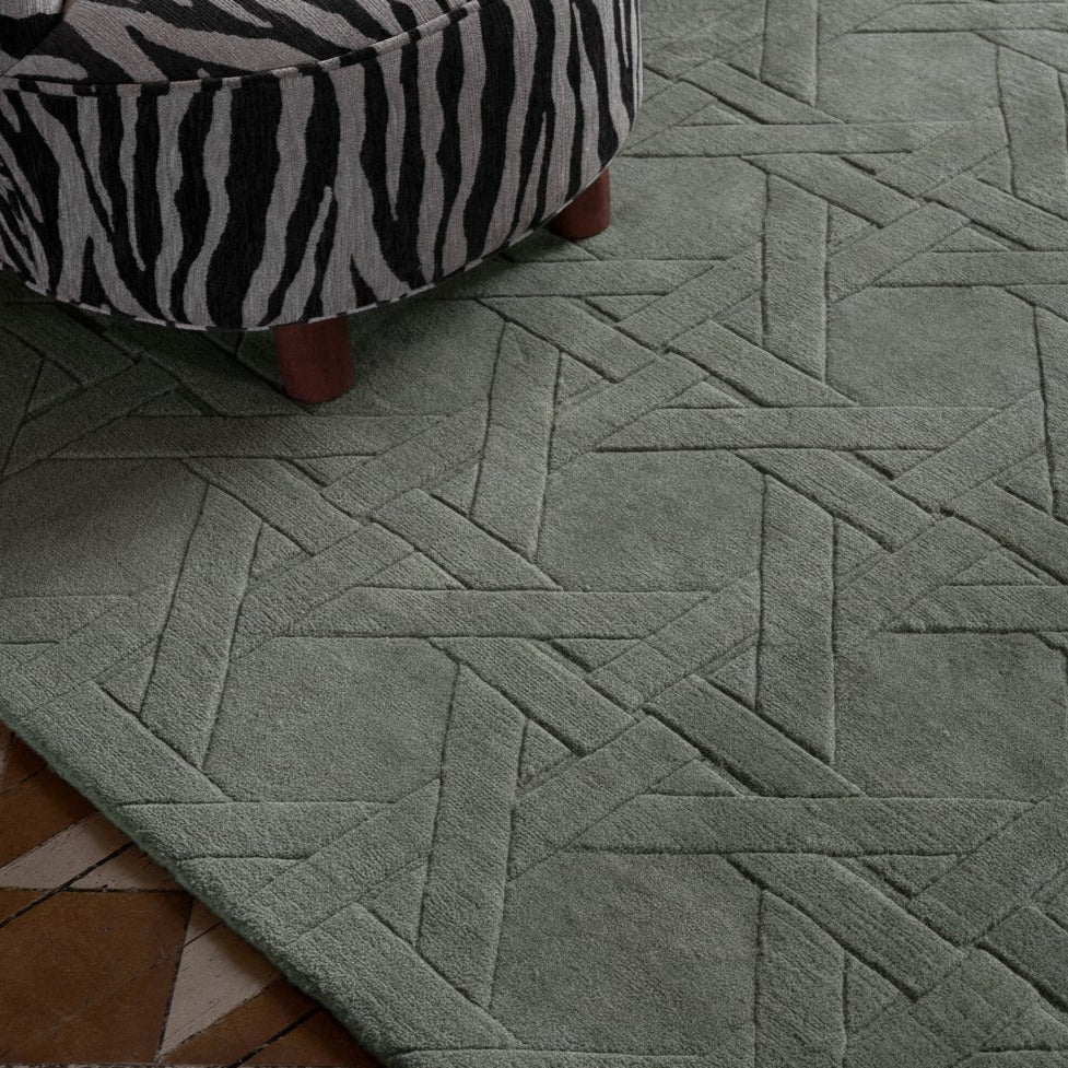 Dusty Deco Manuele rug sage