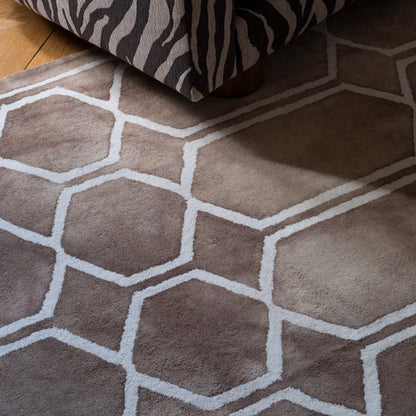 Dusty Deco Tie Dye rug beige