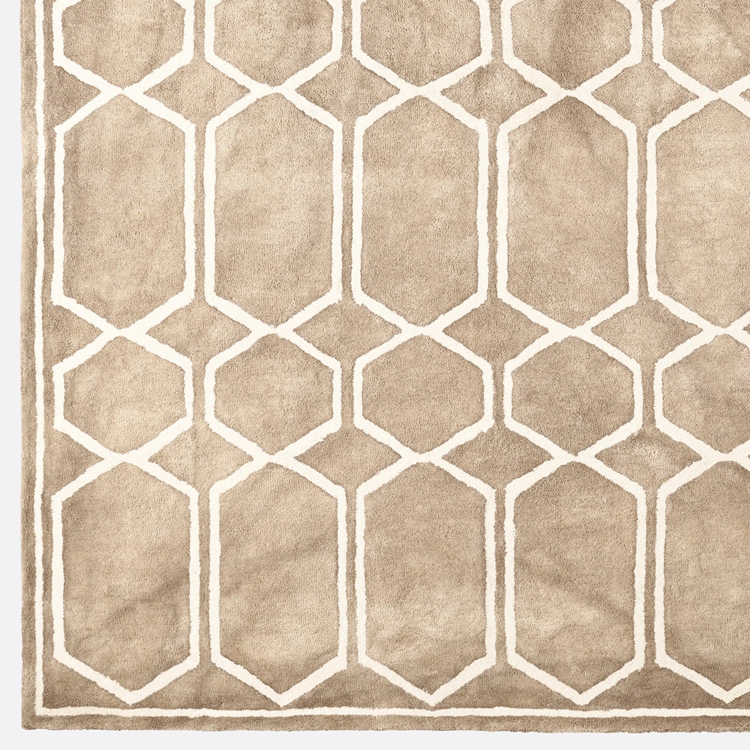 Dusty Deco Tie Dye rug beige