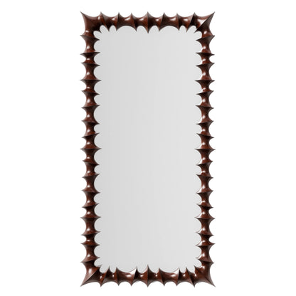 Dusty Deco Brutalist spiegel groot naturel 