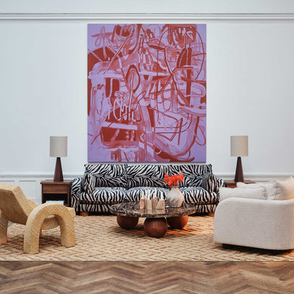 Dusty Deco Miles sofa Zebra sfeerbeeld