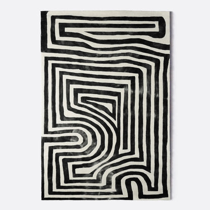 Dusty_Deco_Psychedelic_Labyrinth_Charcoal_Rug