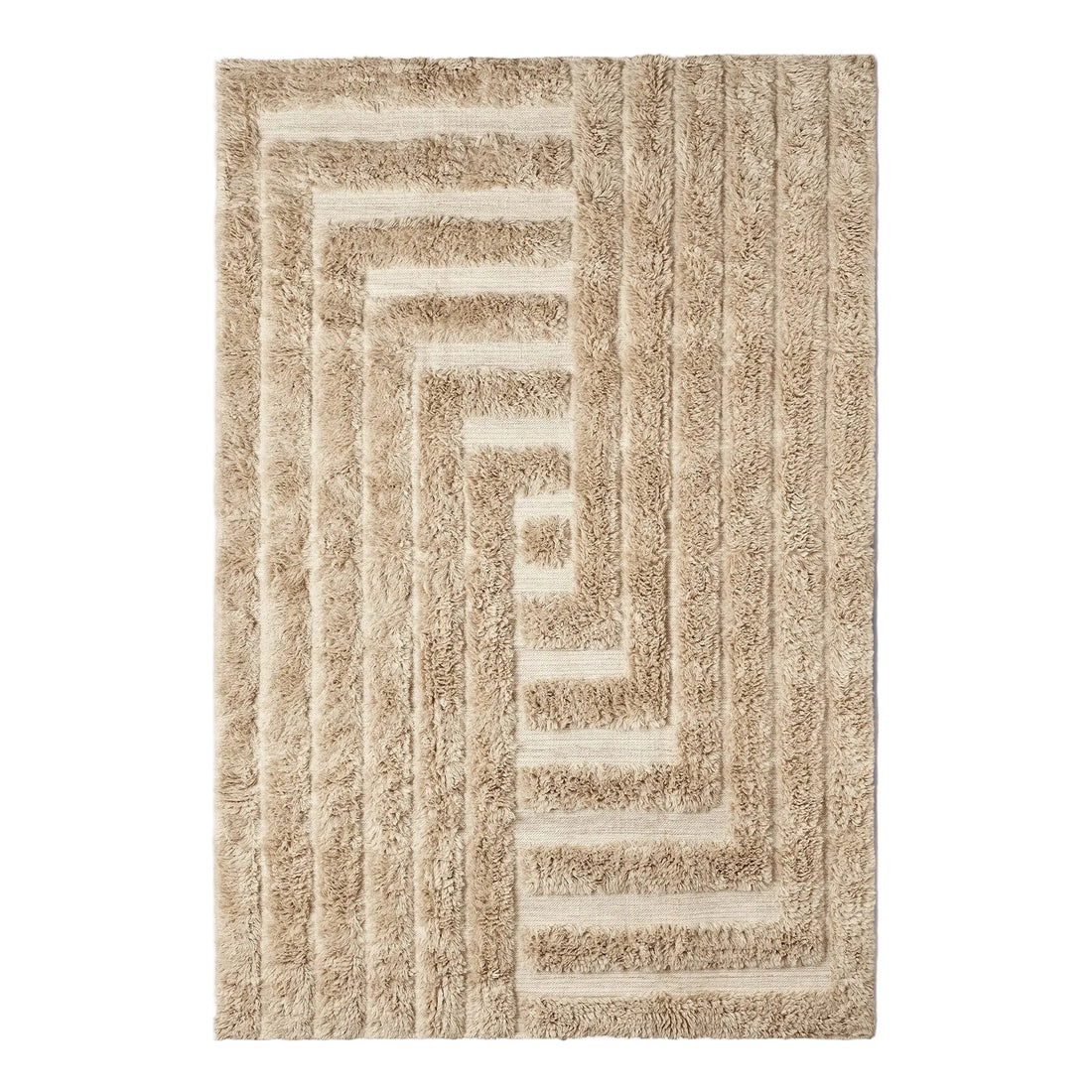 Dusty_Deco_Shaggy_Labyrinth_Beige_Rug