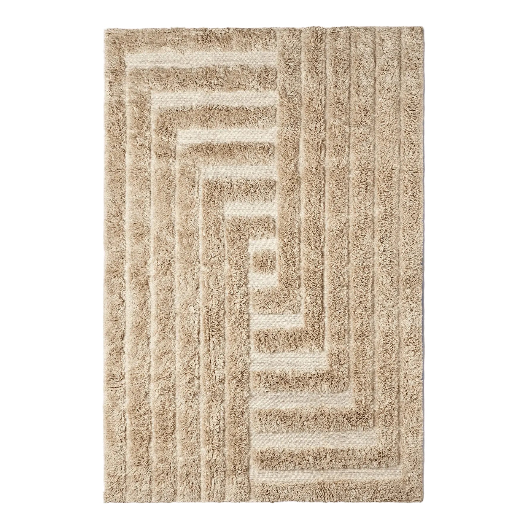 Dusty_Deco_Shaggy_Labyrinth_Beige_Rug
