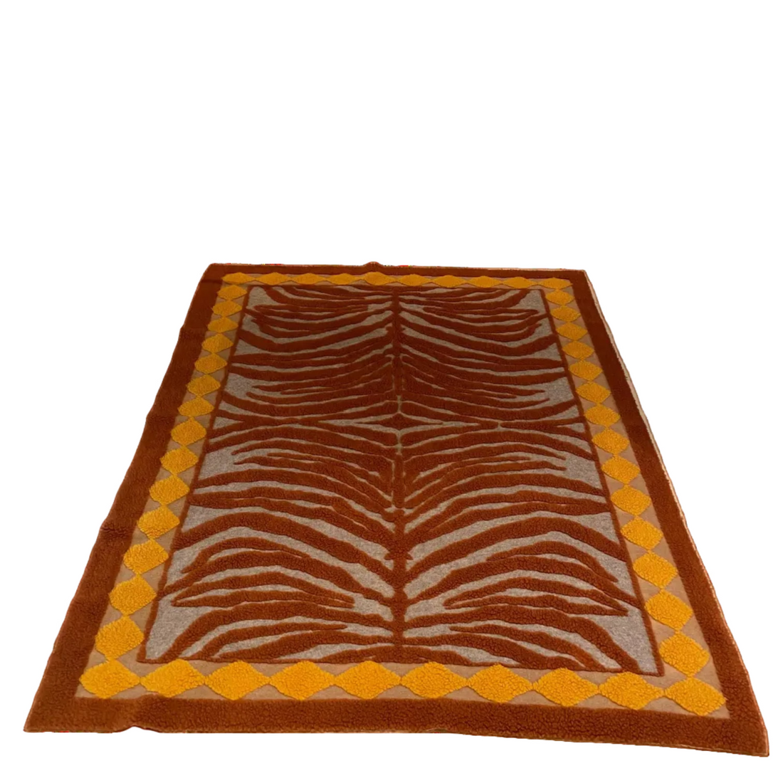 Dusty Deco Wildcat throw brown